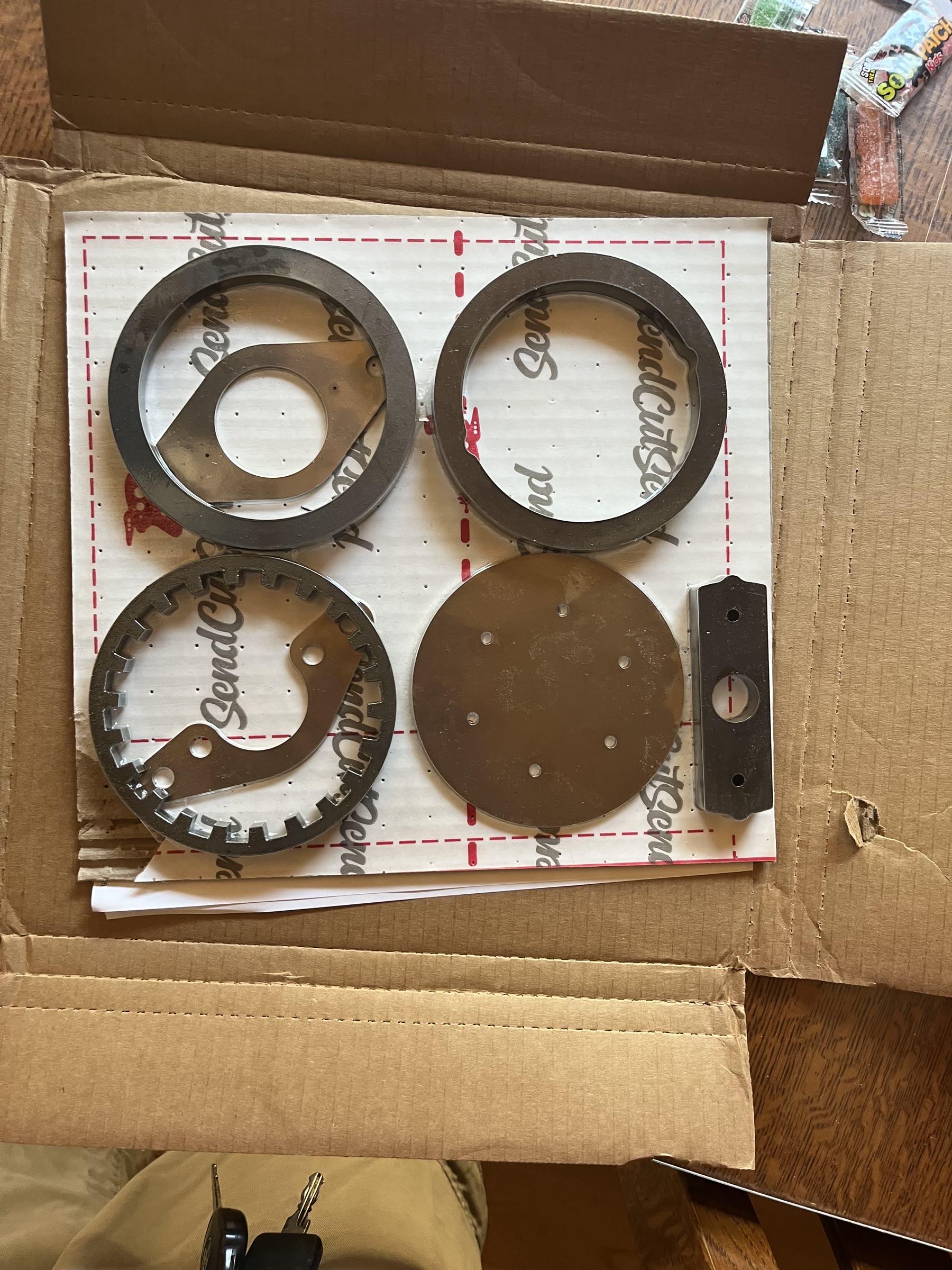 Prius electric power-steering components prepared for installation